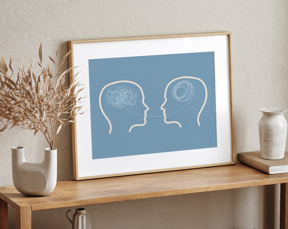Therapy Office Decor Mental Health Art Print - Image 2