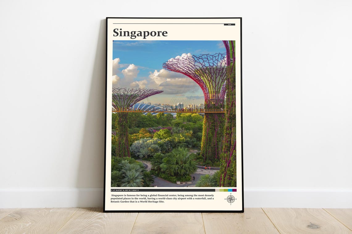 Travel Photography Singapore Print Singapore Wall Art Singapore Poster Singapore Photo Singapore Wall Decor