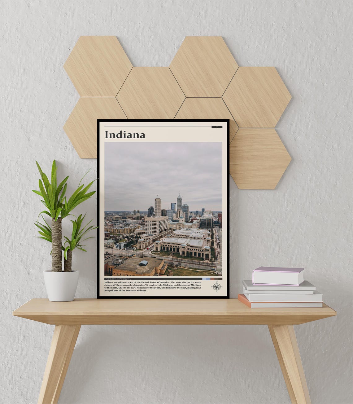 Travel Photography Indiana Print Indiana Wall Art Indiana Poster Indiana Photo Indiana Poster Print Usa Indiana Wall Decor - Image 3