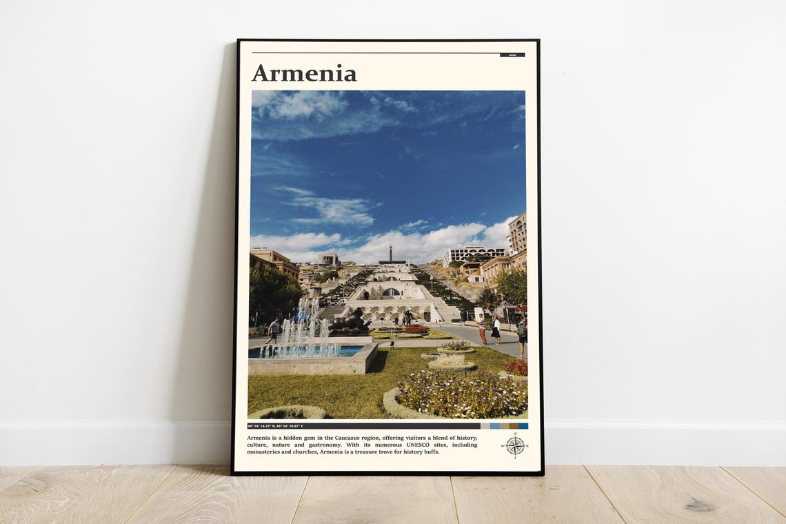 Armenia Print Armenia Wall Art Armenia Poster Armenia Photo Armenia Poster Print Armenia Wall Decor Asia Wall Decor