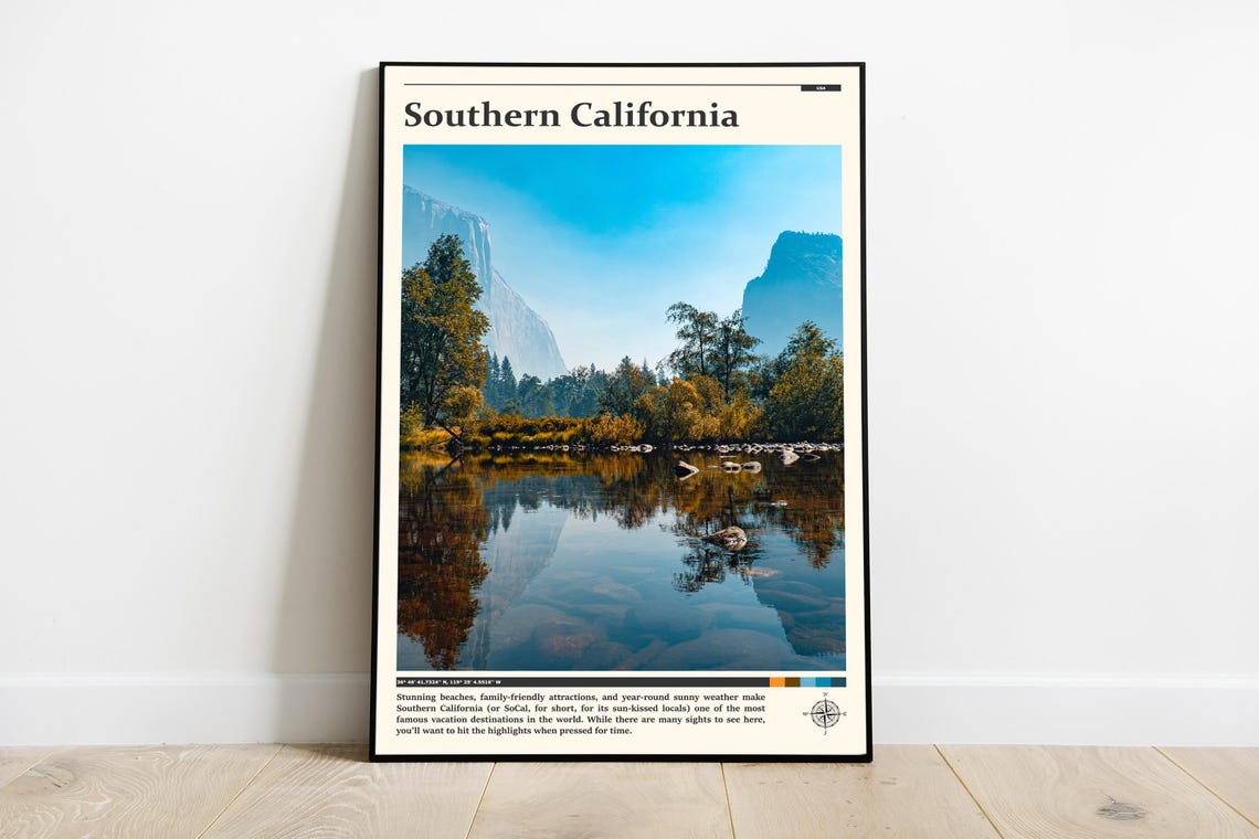 Travel Photography Southern California Print California Wall Art Southern California Poster California Photo California Wall Decor