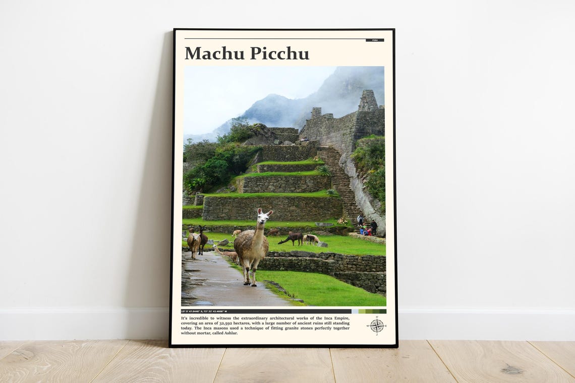 Travel Photography Machu Picchu Print Machu Picchu Wall Art Machu Picchu Poster Machu Picchu Photo Peru Machu Picchu Poster Print