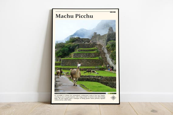 Travel Photography Machu Picchu Print Machu Picchu Wall Art Machu Picchu Poster Machu Picchu Photo Peru Machu Picchu Poster Print