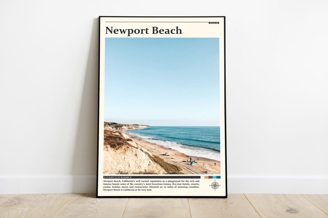 Travel Photography Newport Beach Print Newport Beach Wall Art Newport Beach Poster Newport Beach Photo California Wall Decor