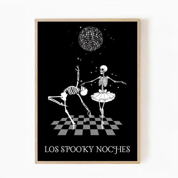 Los Spooky Noches Dancing Skeletons Halloween Decor