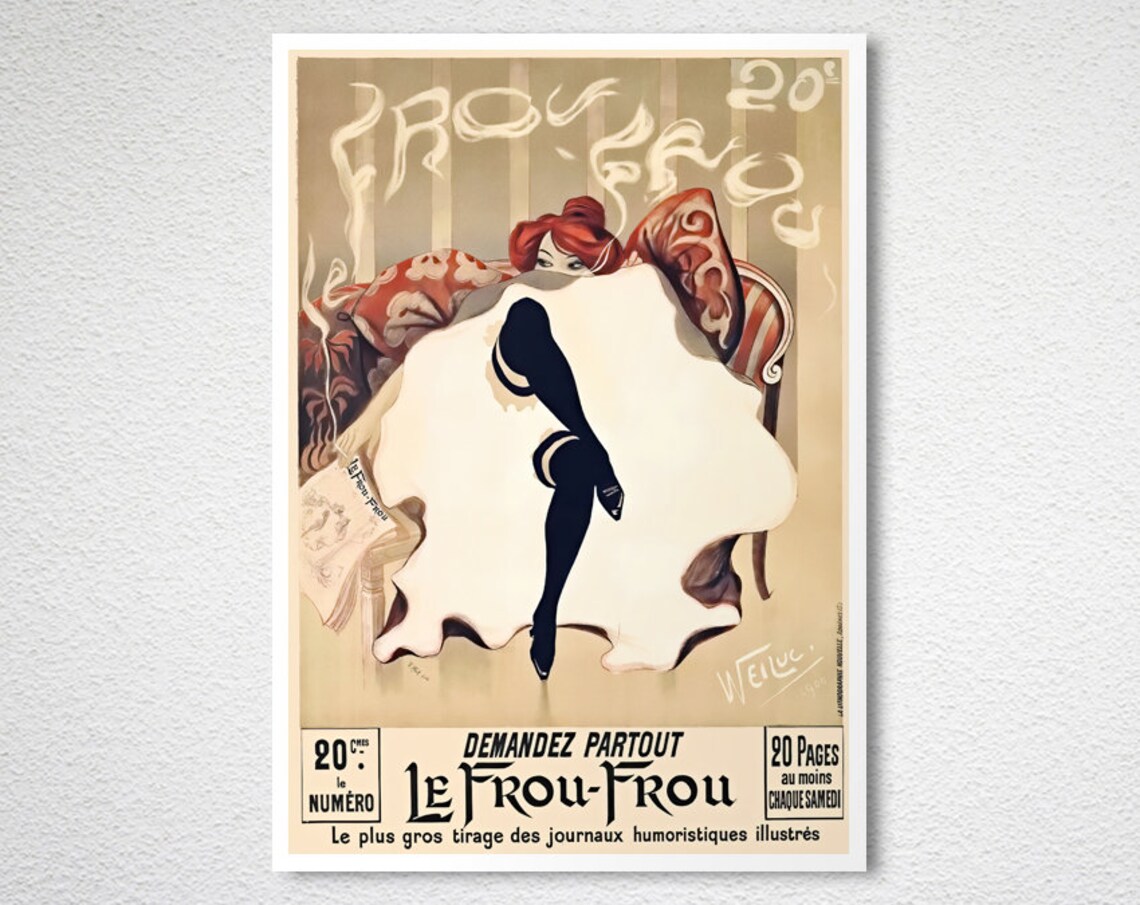 Le Frou Frou Vintage Entertainment Poster, Art Print - Image 2