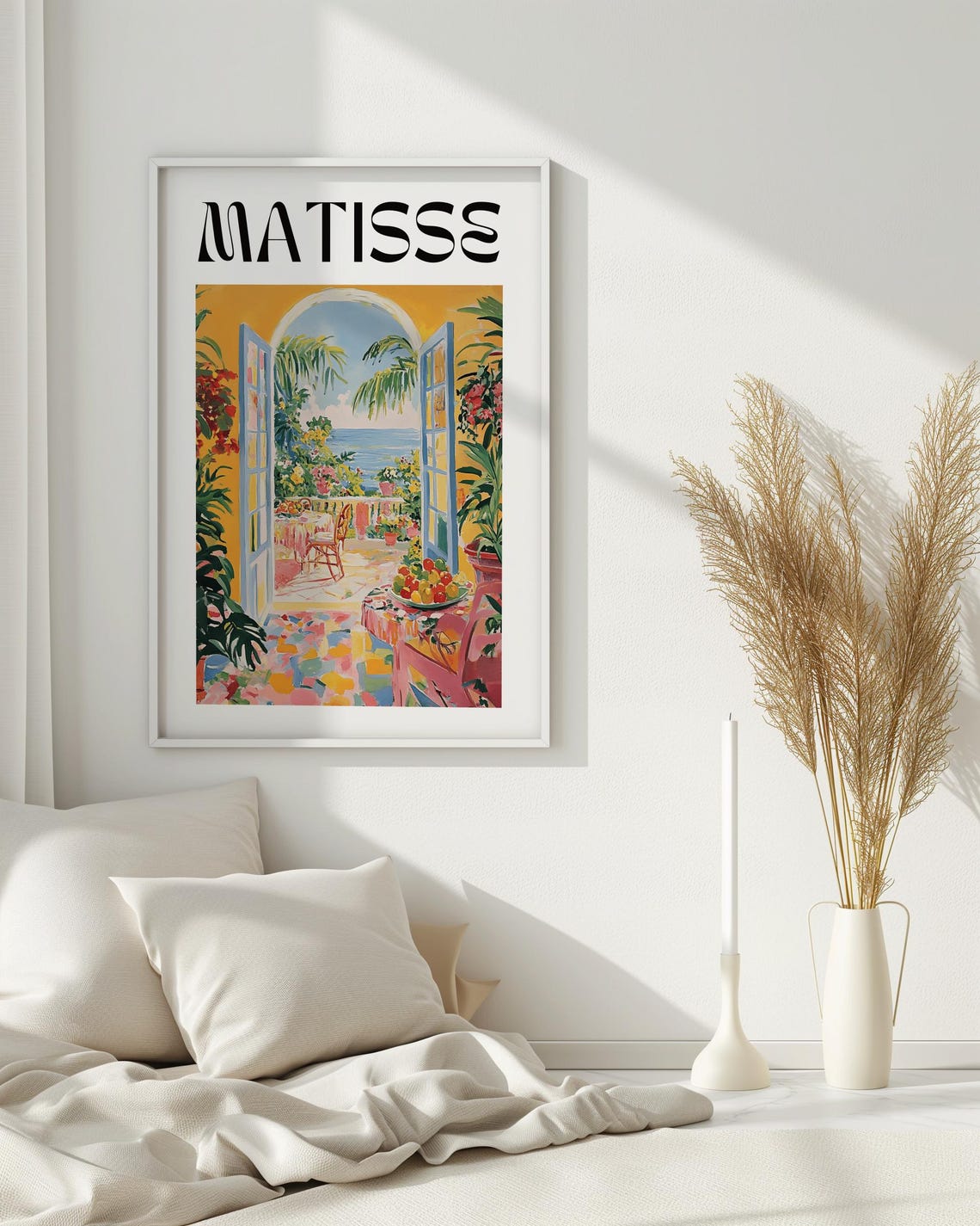 Matisse Coastal Terrace Sea View Mediterranean Sunshine Art Print - Image 2