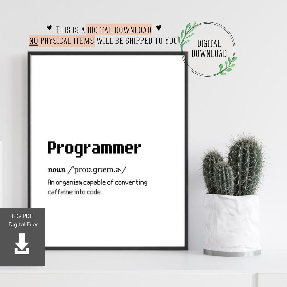 Programmer Pixel Definition Converting Caffeine Into Code Poster