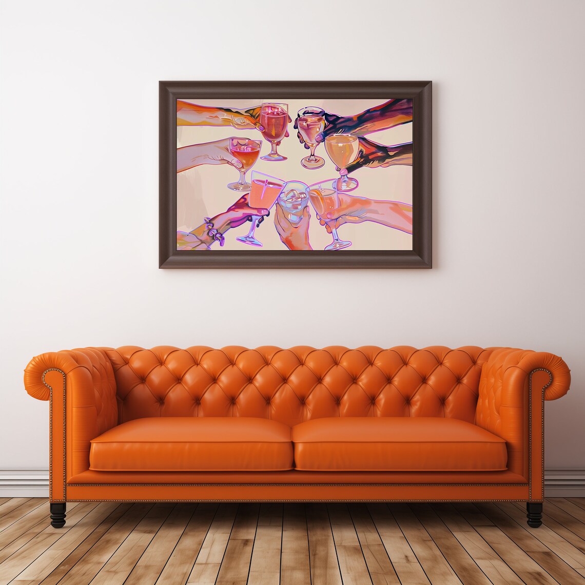 Bar Cart Cheers, Retro Kitchen Wall Art Print - Image 2