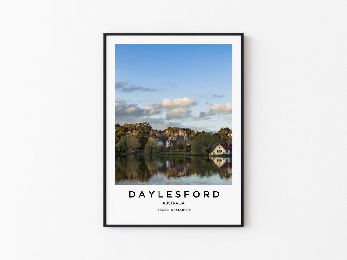 Daylesford Art Daylesford Print Daylesford Poster Daylesford Art Daylesford Photo Daylesford Map Daylesford Painting Daylesford Travel