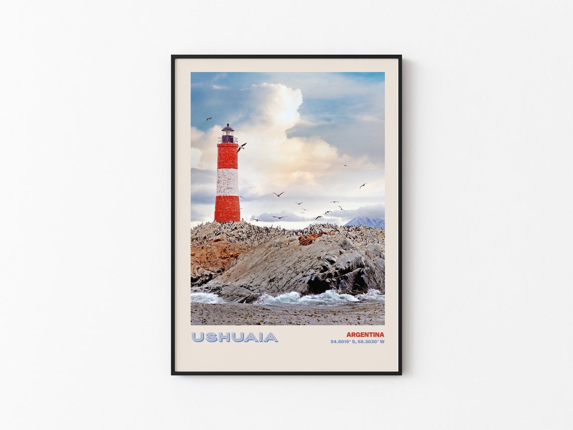 Ushuaia Travel Poster Ushuaia Print Ushuaia Photo Print Ushuaia Wall Decor Ushuaia Travel Art Argentina Picture Ushuaia 2 - Image 3