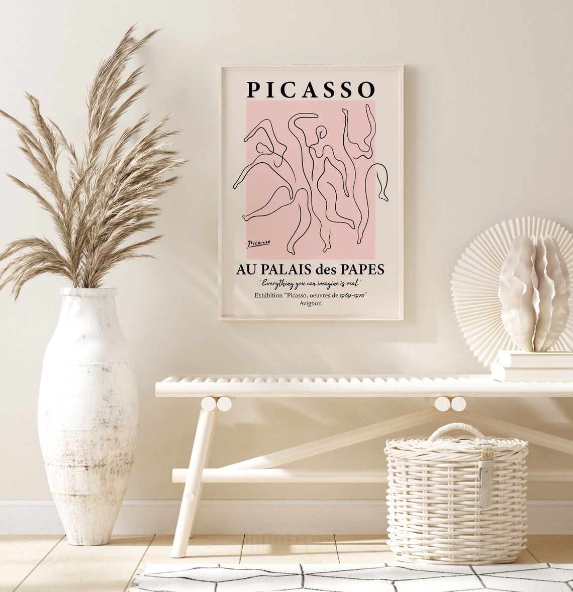 Pablo Picasso Line Dancers Palais des Papes Exhibition Poster - Image 3