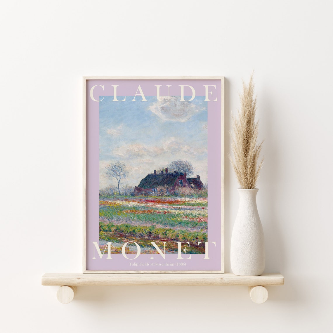 Claude Monet Tulip Fields At Sassenheim 1886 Flower Field Poster - Image 2