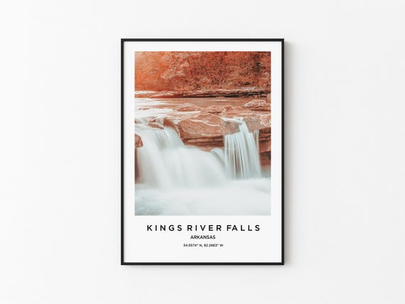Kings River Falls Art Kings River Falls Print Kings River Falls Poster Kings River Falls Art Kings River Falls Photo
