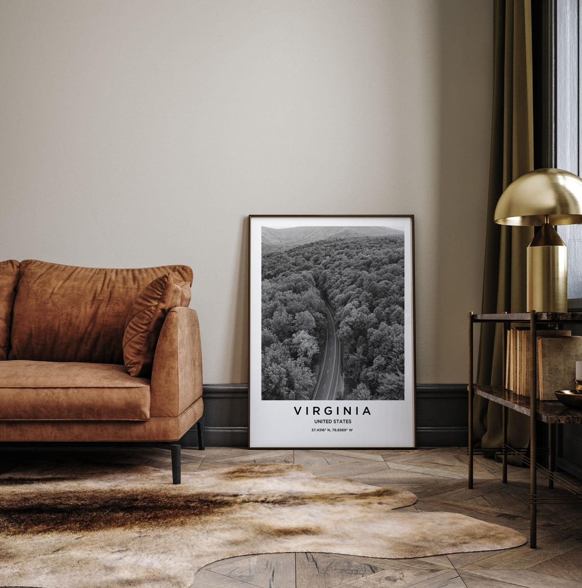 Virginia Art Virginia Print Virginia Poster Virginia Art Virginia Photo Virginia Map Virginia Painting Virginia Travel - Image 3