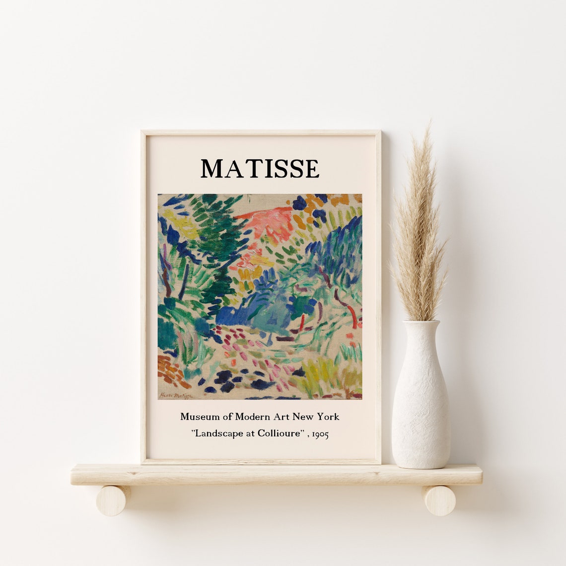 Henri Matisse Landscape at Collioure 1905 Vibrant Fauvist Poster - Image 2