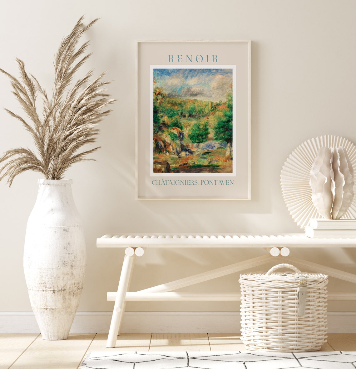 Renoir Poster August Renoir Print Renoir Wall Art Renoir Picture Renoir Monet Print Vintage Renoir Art Renoir Chataigniers Pontaven - Image 2