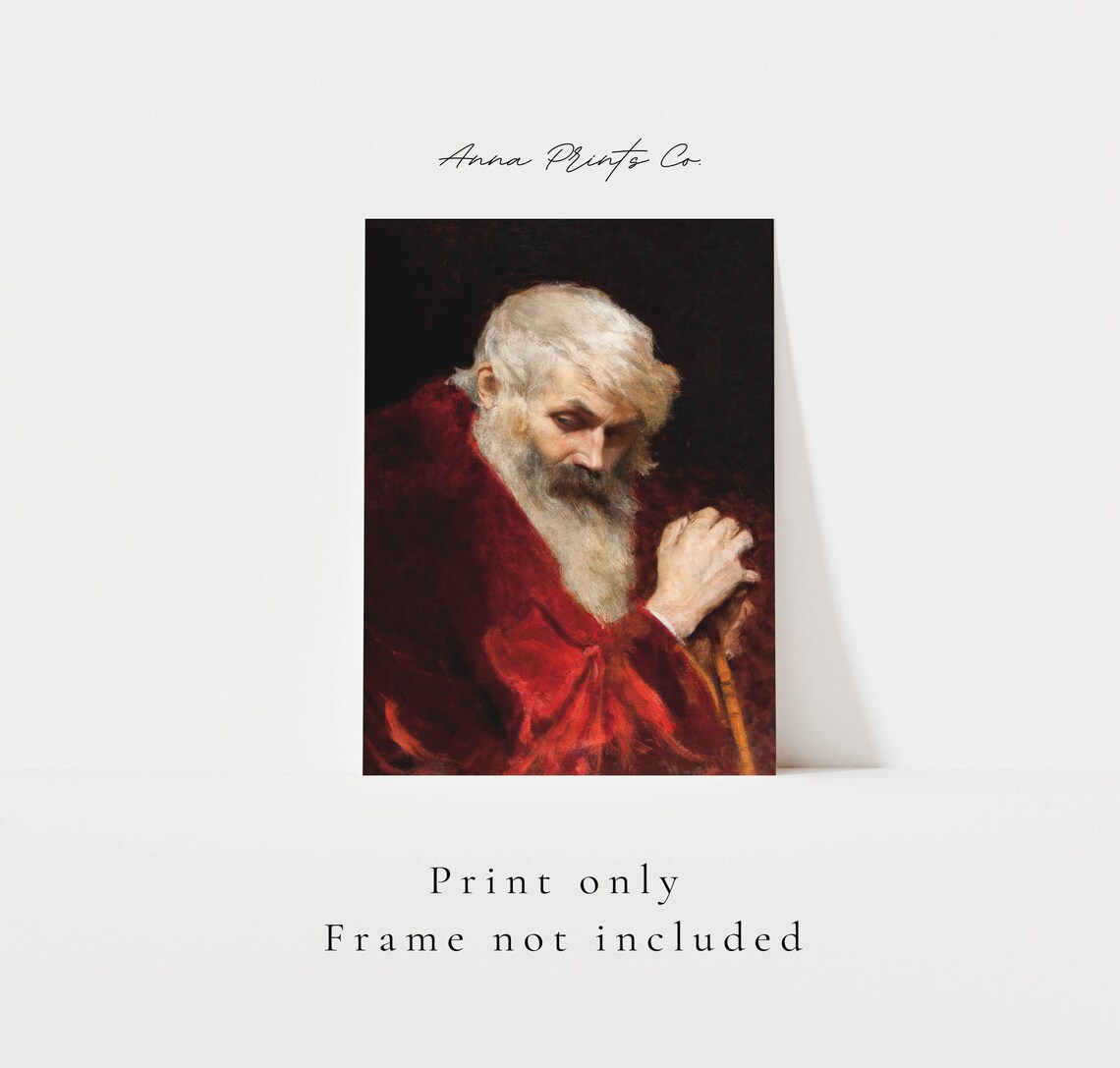 Saint Nicholas Vintage Christmas Art Print - Image 3