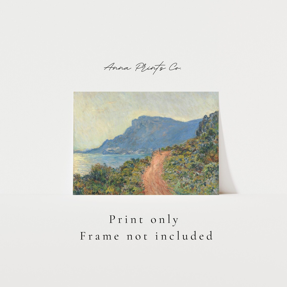 Claude Monet Landscape Art Print, Vintage Impressionist - Image 3