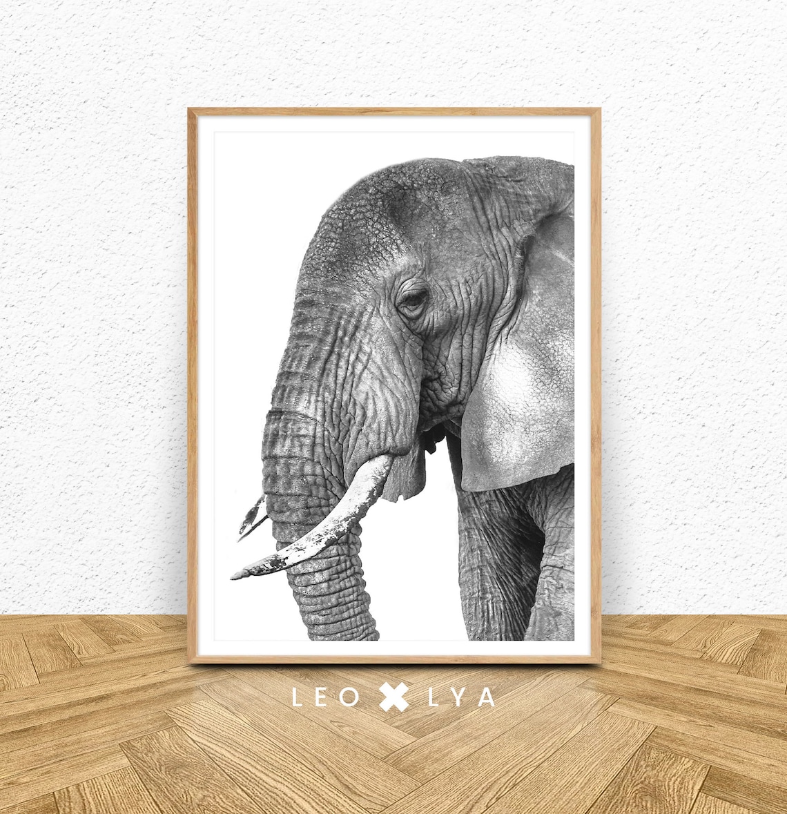 Big Elephant Photography Safari Nursery Animal Print - Image 3