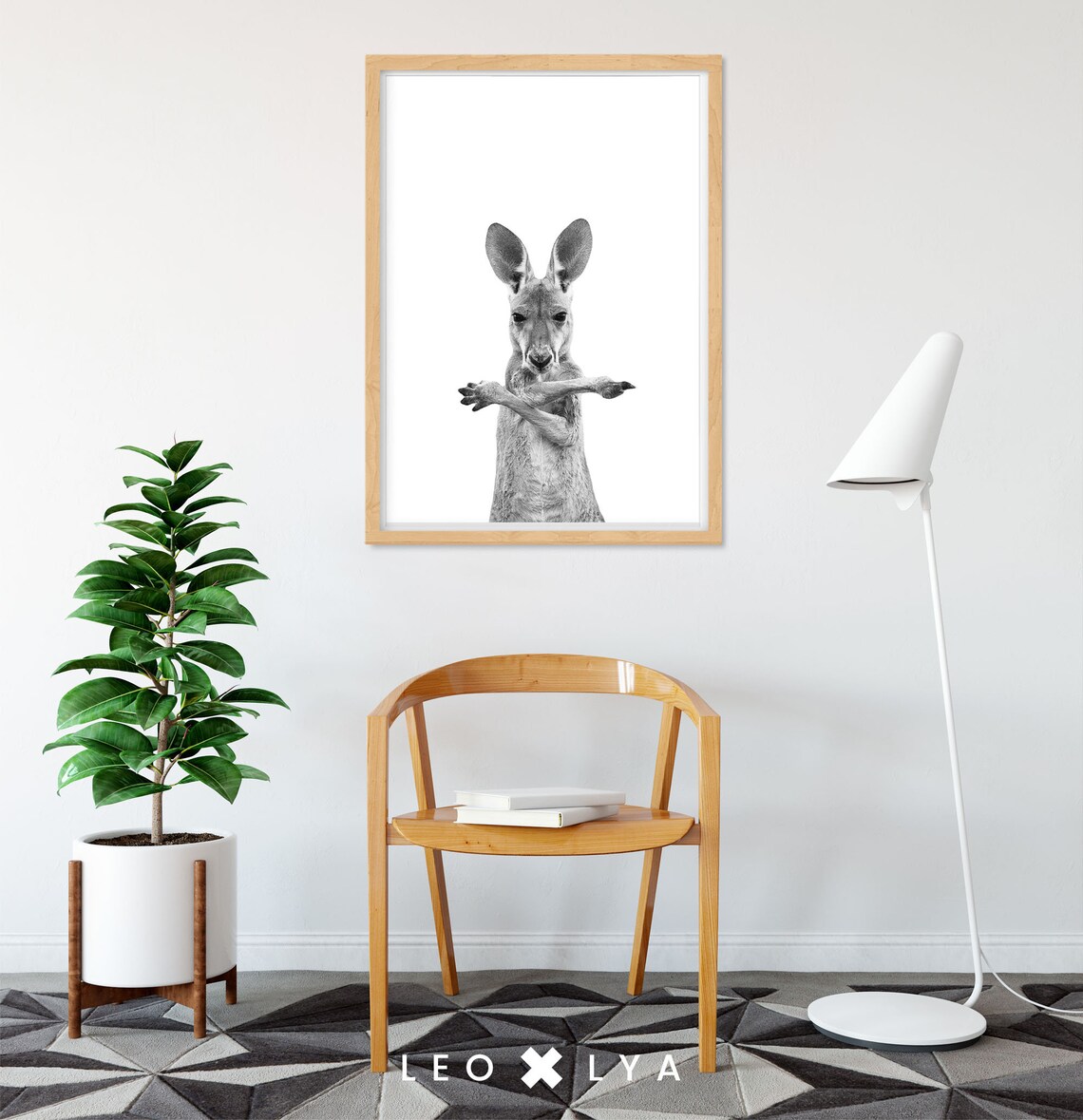 Kangaroo Photo Art Print, Australian Animal Decor - Image 4