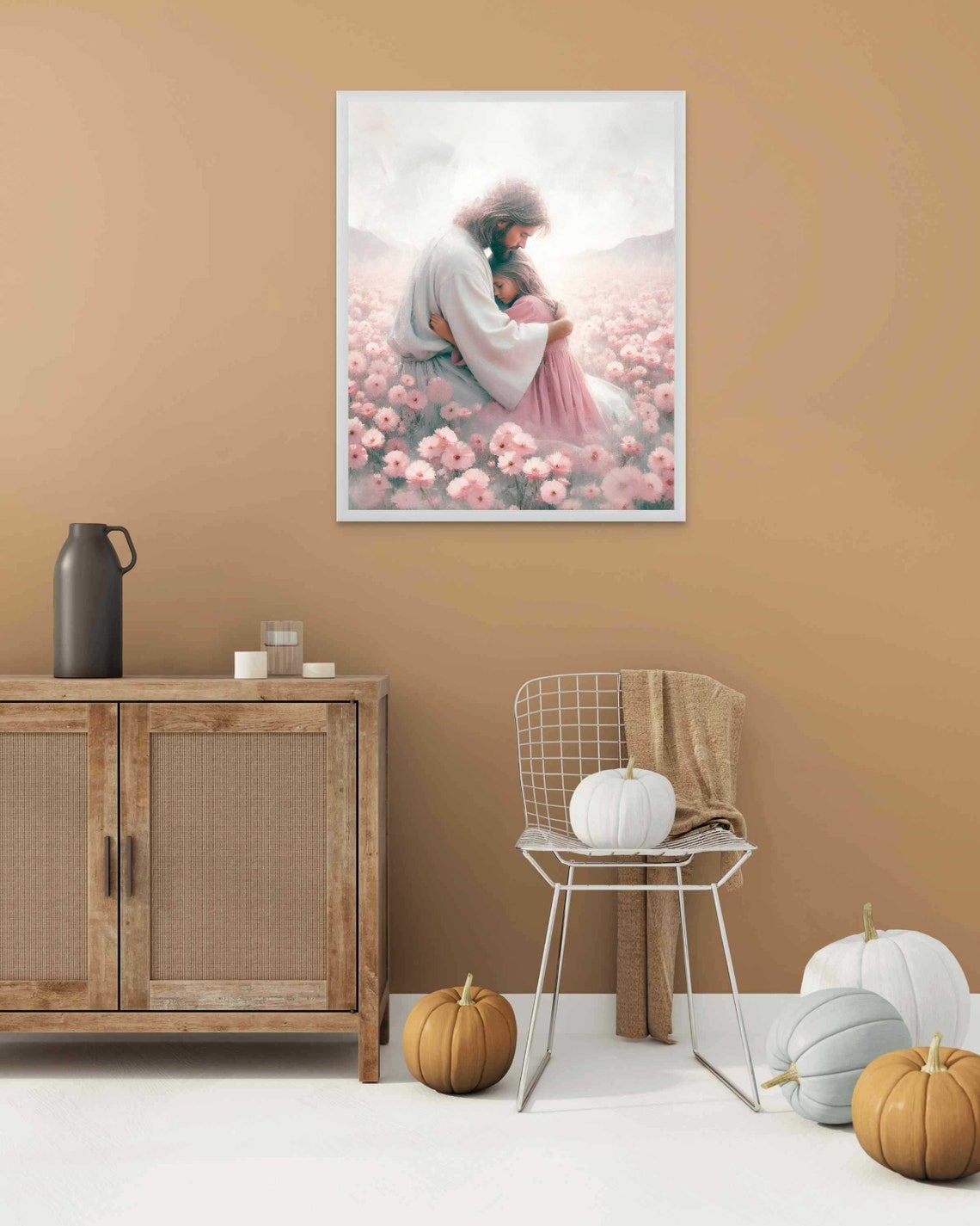Comforting Faith Christian Art Jesus And Girl Art Jesus Painting Lds Bible Painting Jesus Prints Jesus With Children Art - Image 3
