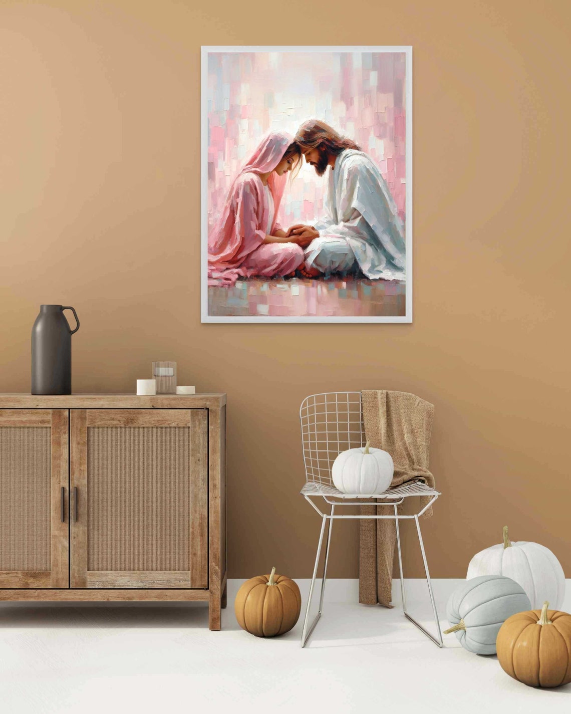 Close To Your Heart Modern Christian Art Jesus Praying With Girl Jesus Painting Lds Art Bible Art Jesus And Woman Christian Painting - Image 3