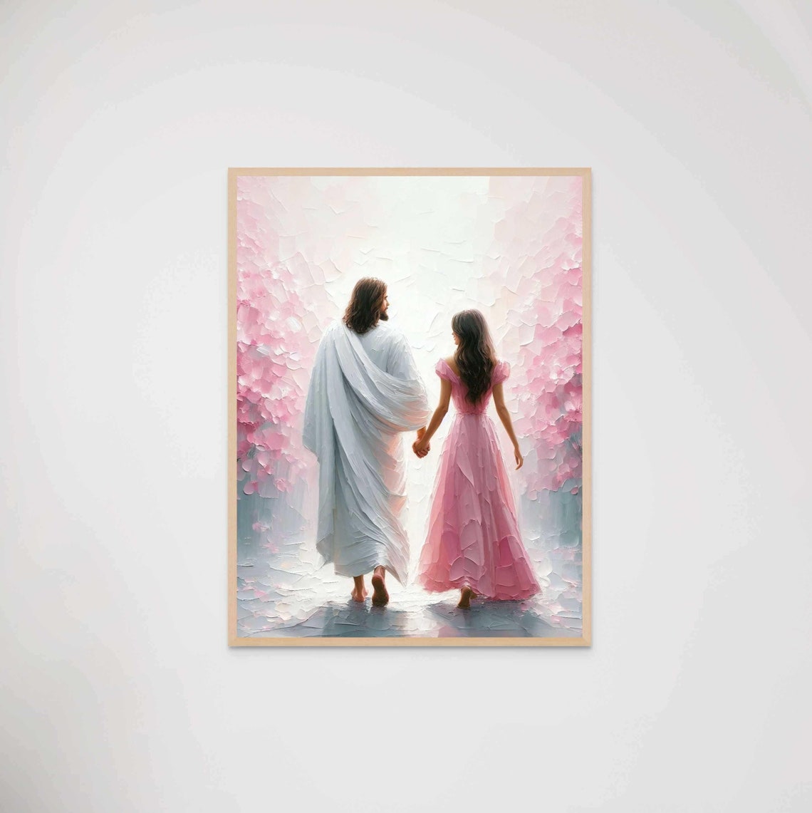 Path Of Christ Christian Art Jesus With Woman Jesus Painting Lds Art Bible Jesus With Girl Jesus Art Christian Painting