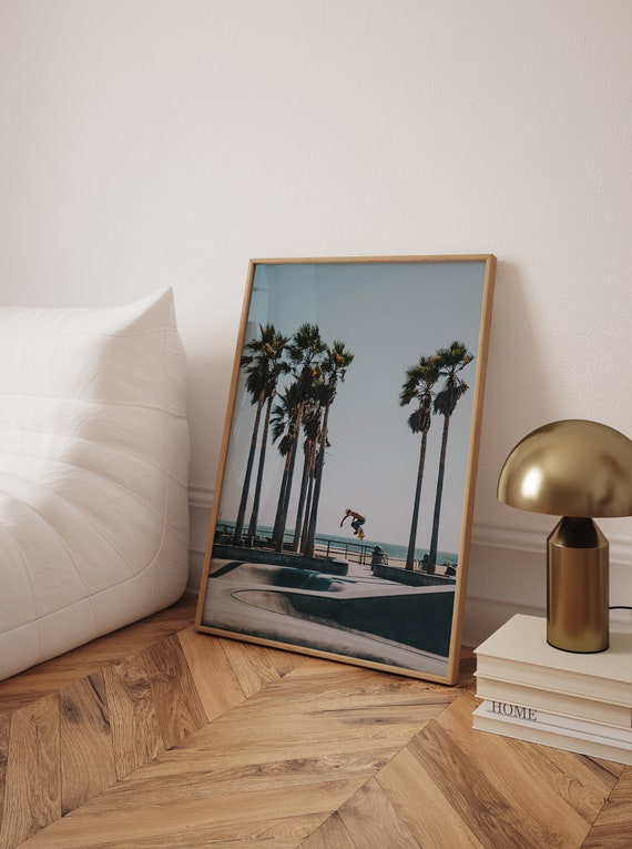 Venice Beach Skateboard Photo Poster Print