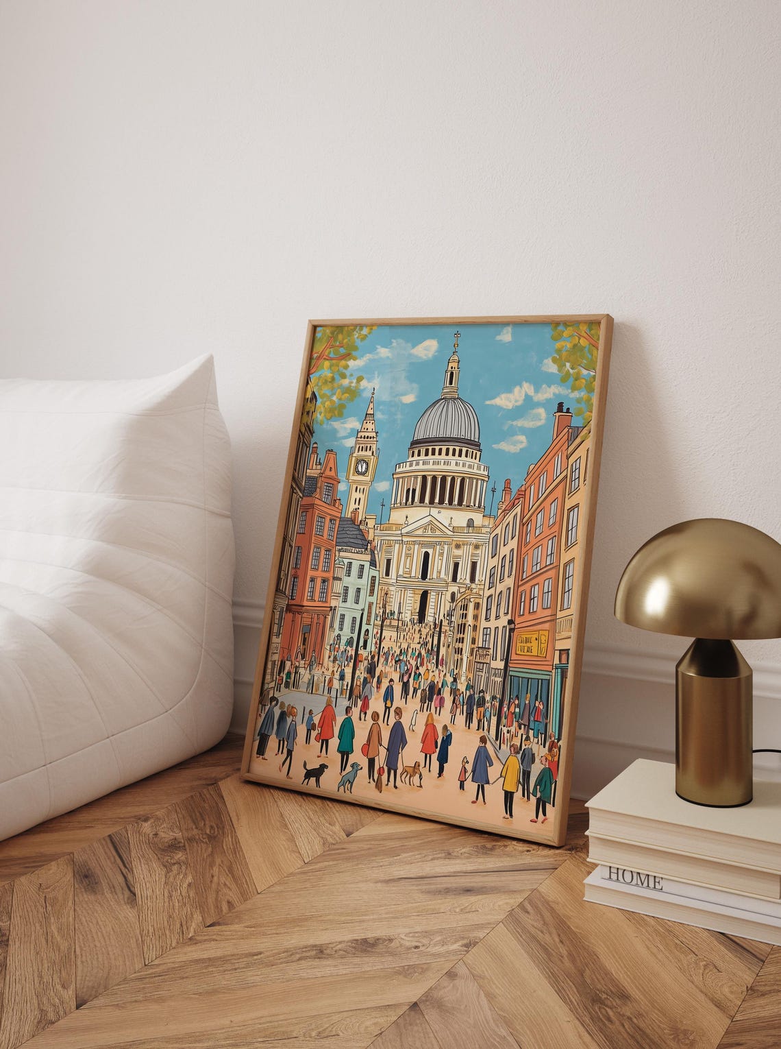 St Pauls Cathedral Art Print London Cityscape Poster