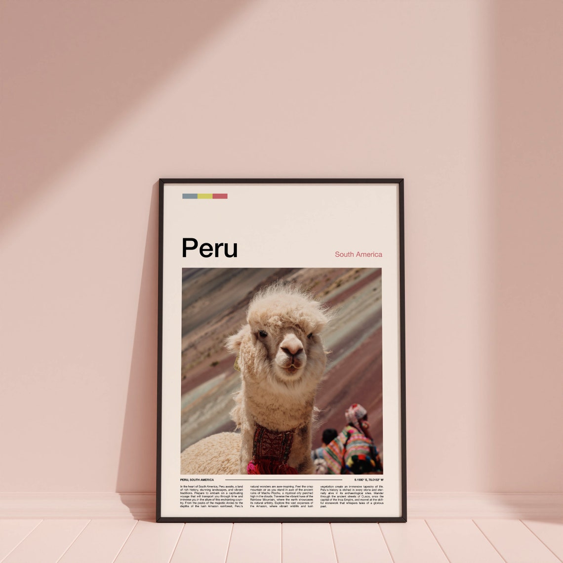 Peru Print Peru Poster Peru Wall Art Peru Art Print Peru Photo - Image 4