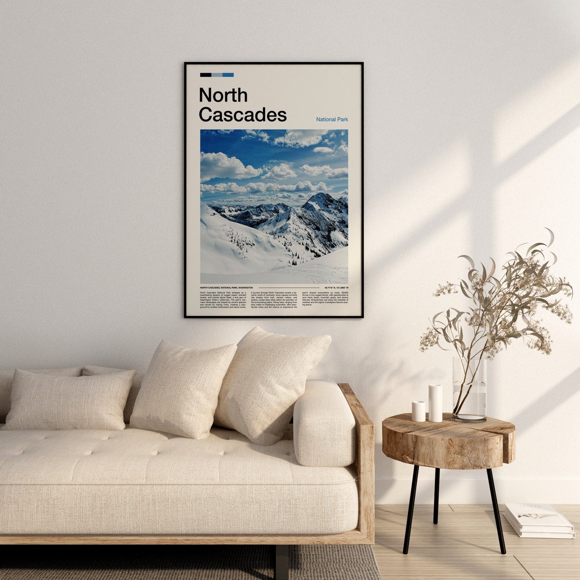 North Cascades National Park Print North Cascades Poster North Cascades Wall Art North Cascades Art Print North Cascades Photo - Image 3