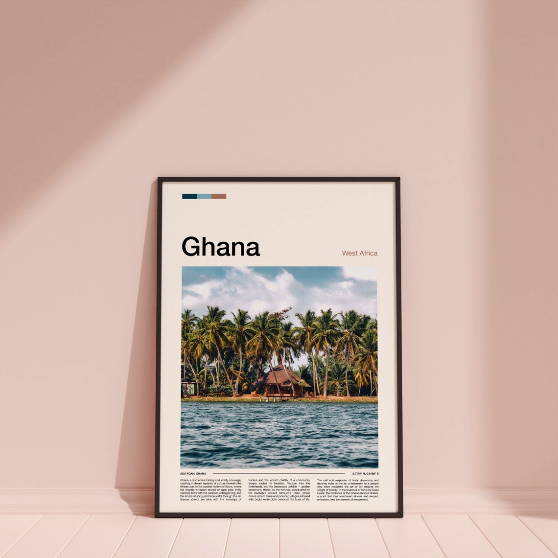 Ghana Print Ghana Poster Ghana Wall Art Ghana Art Print Ghana Photo Travel Poster Traveler Christmas Gift - Image 4