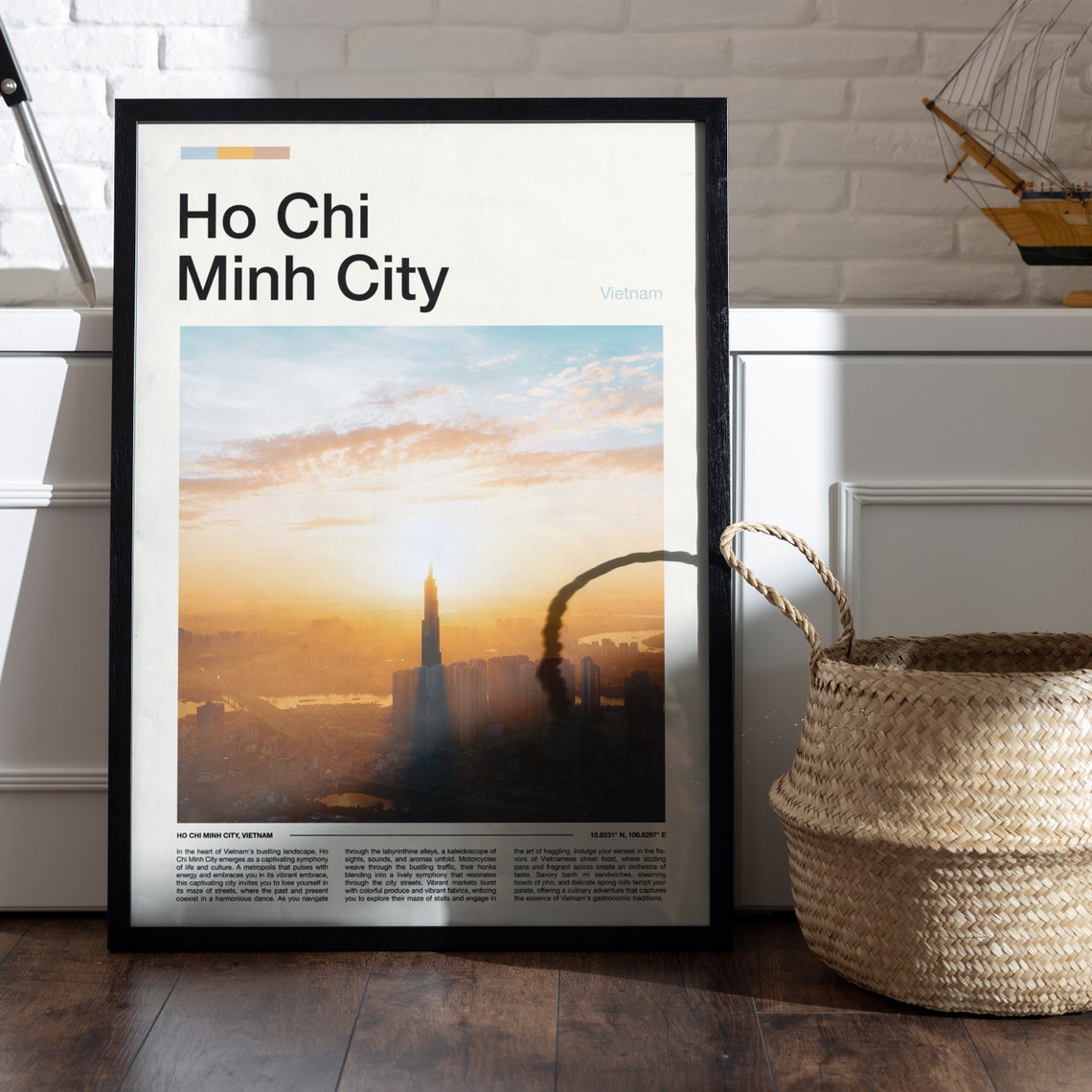 Ho Chi Minh City Print Ho Chi Minh City Poster Ho Chi Minh City Wall Art Vietnam Art Print Ho Chi Minh City Photo - Image 4