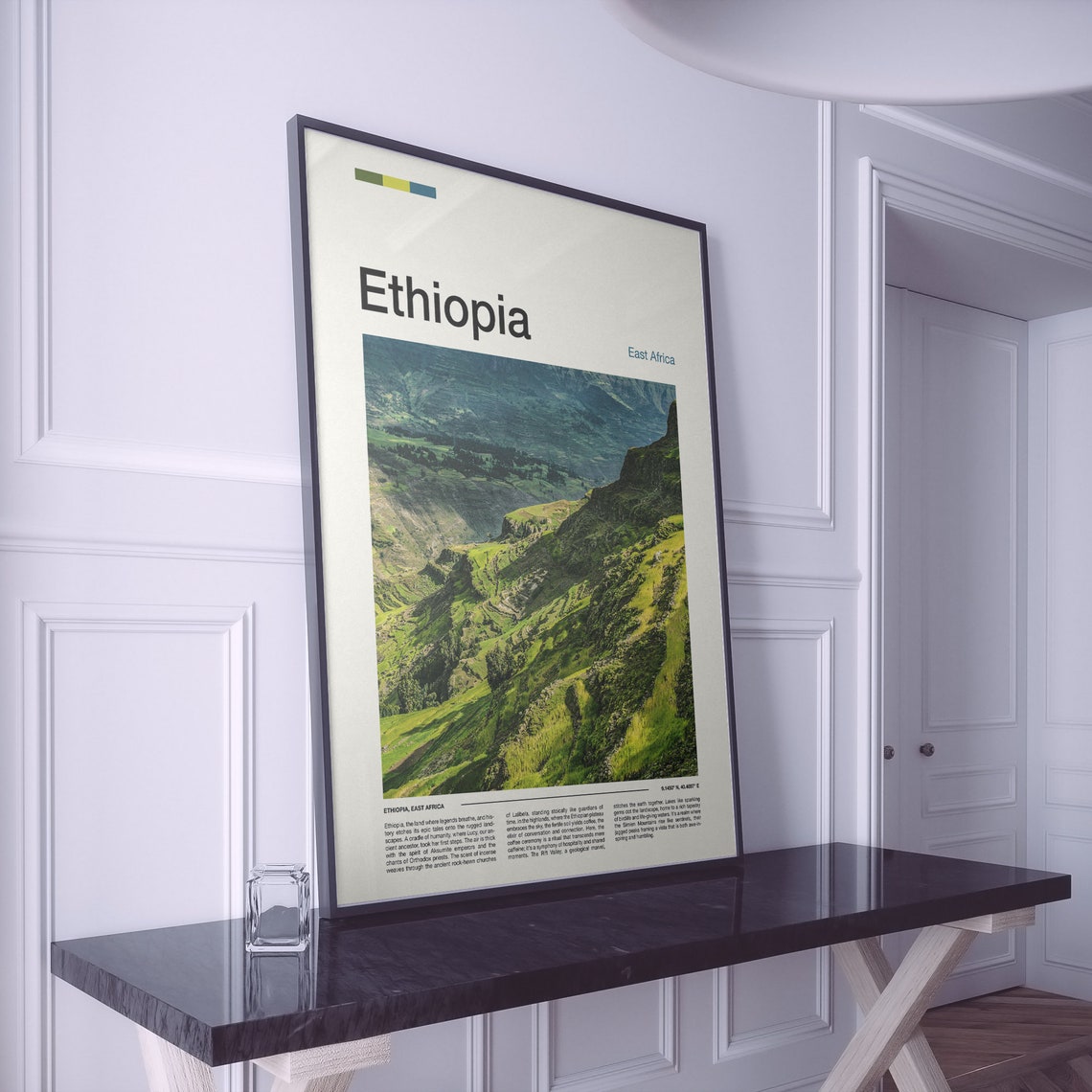 Ethiopia Print Ethiopia Poster Ethiopia Wall Art Ethiopia Art Print Ethiopia Photo Travel Poster Traveler Christmas Gift - Image 2