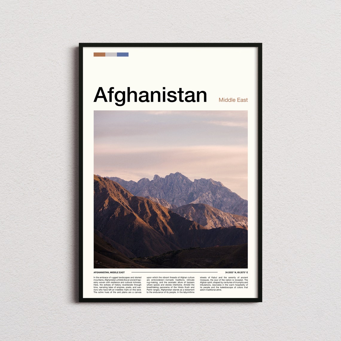 Afghanistan Print Afghanistan Poster Afghanistan Wall Art Afghanistan Art Print Afghanistan Photo Traveler Gifts Travel Poster