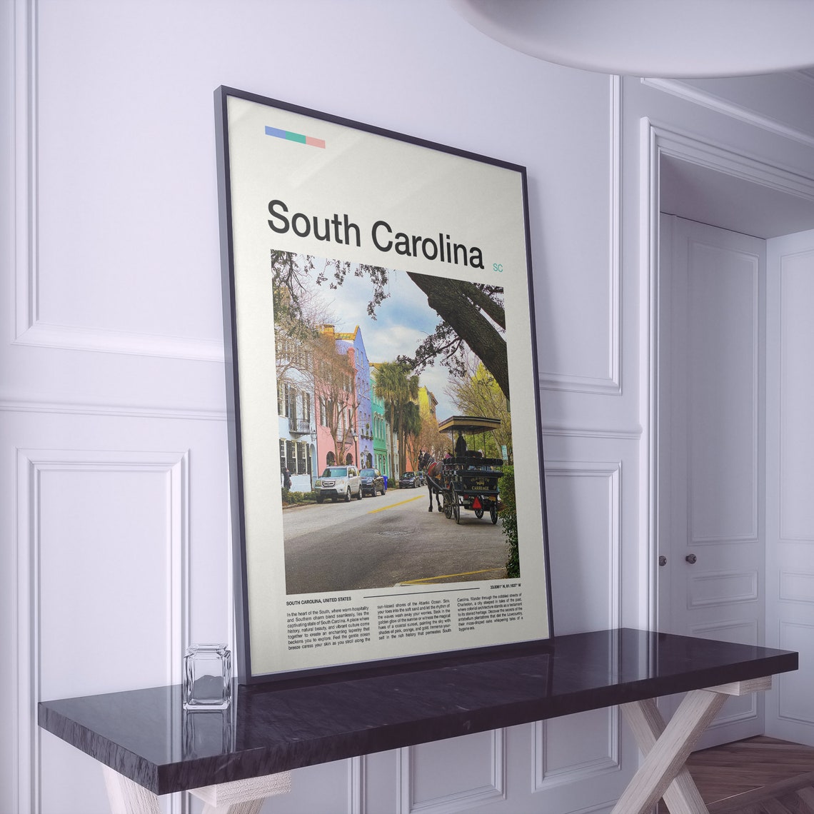 South Carolina Print South Carolina Poster South Carolina Wall Art South Carolina Art Print South Carolina Photo - Image 2