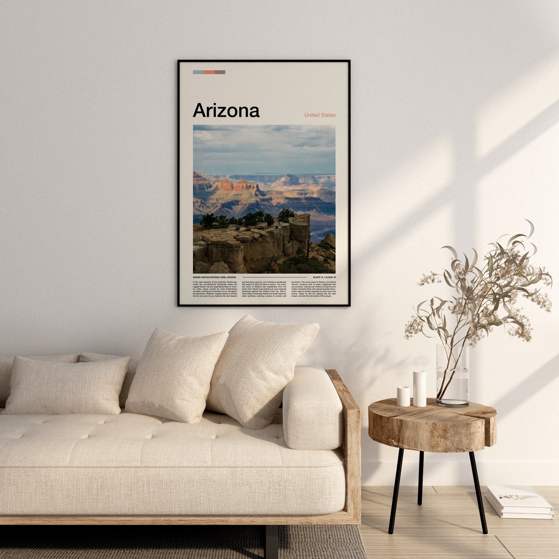 Arizona Grand Canyon National Park Desert Cliffs Vista Poster - Image 3