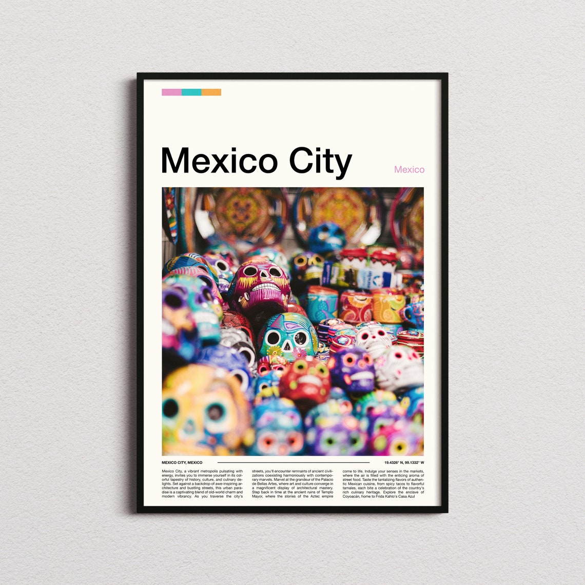Mexico City Print Mexico City Poster Mexico City Wall Art Mexico City Art Print Mexico City Photo