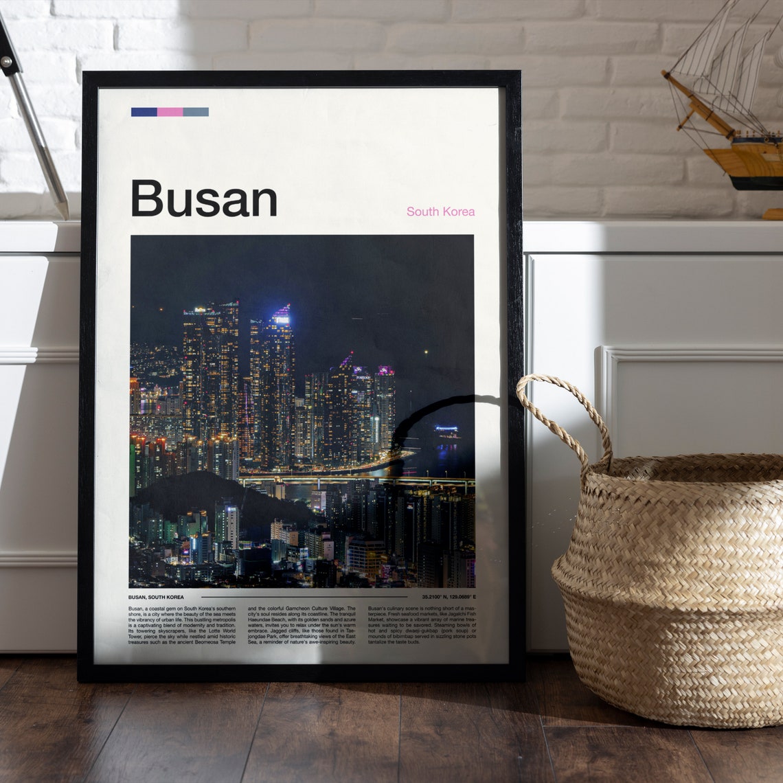 Busan Print Busan Poster Busan Wall Art South Korea Art Print Busan Photo Travel Poster Traveler Gifts Christmas Gifts - Image 5