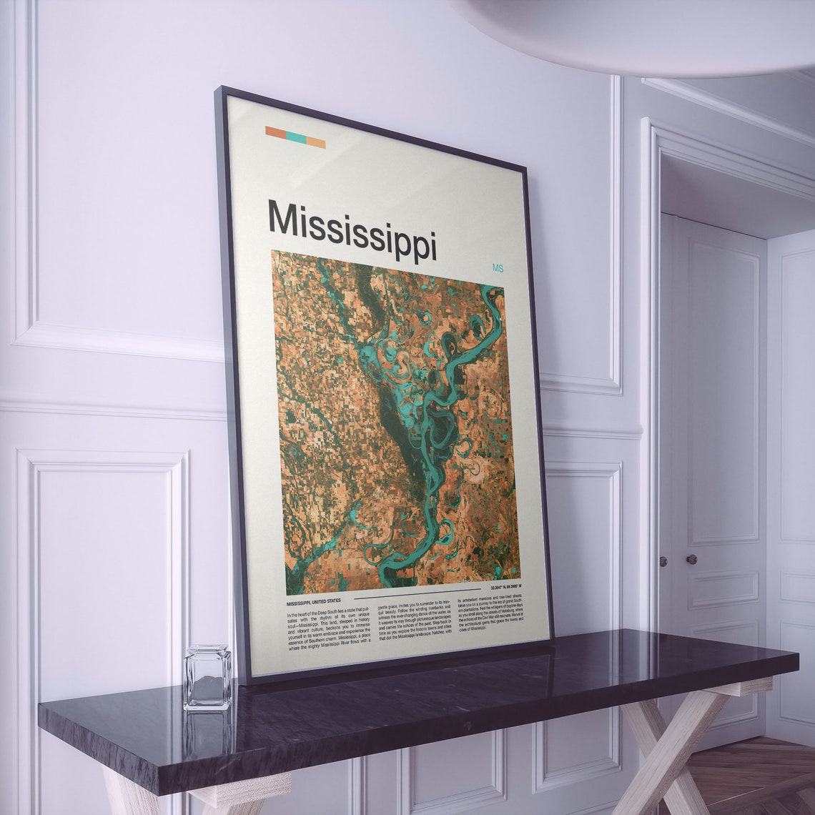 Mississippi Print Mississippi Poster Mississippi Wall Art Mississippi Art Print Mississippi Photo - Image 2
