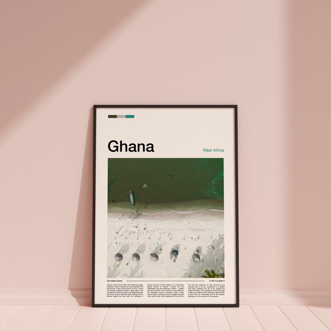 Ghana Print Ghana Poster Ghana Wall Art Ghana Art Print Ghana Photo Travel Poster Traveler Christmas Gift - Image 4