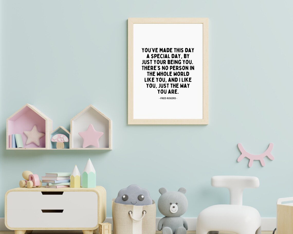 Mister Rogers Youve Made This Day Special Just The Way You Are Poster - Image 3