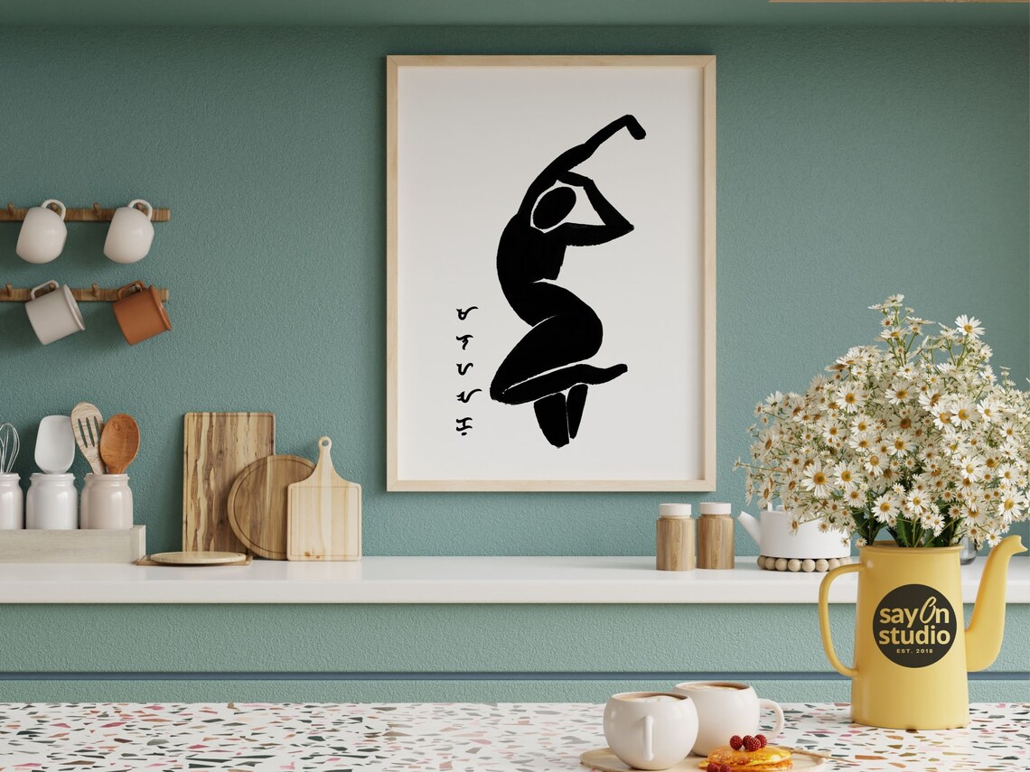 Filipino Malaya Ako Freedom Baybayin Dancer Silhouette Art Poster - Image 3