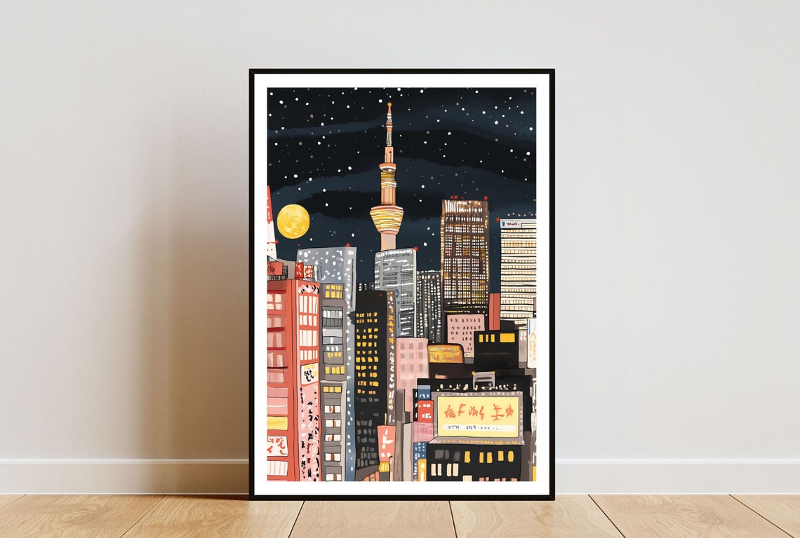 Osaka Poster Japanese Print Japan Wall Art Travel Poster Osaka Print Osaka Japan Osaka Wall Art Japan Poster Japanese Art Osaka Art