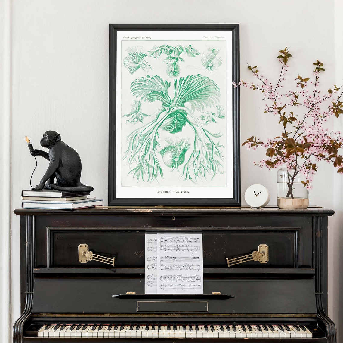 Ernst Haeckel Platycerium Staghorn Fern Plate 52 Nature Poster - Image 3