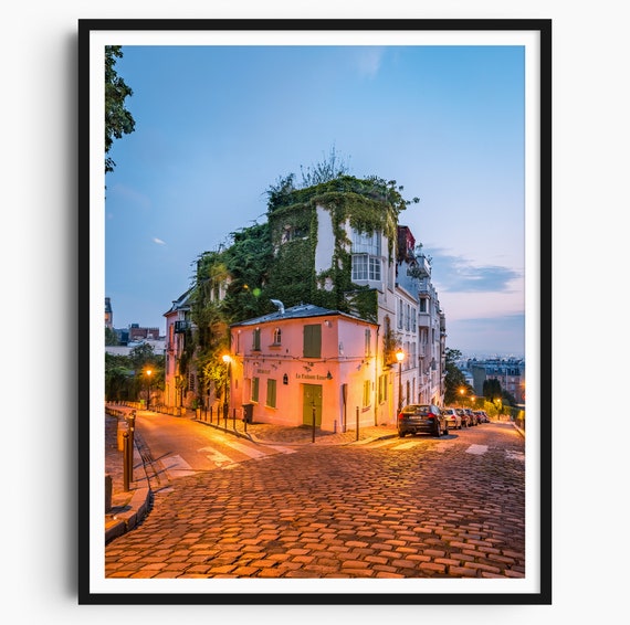 Paris Print Paris Montmartre Travel Photo Paris Photo Paris Architecture Paris Streets Paris Gift Travel Gift Travel Poster