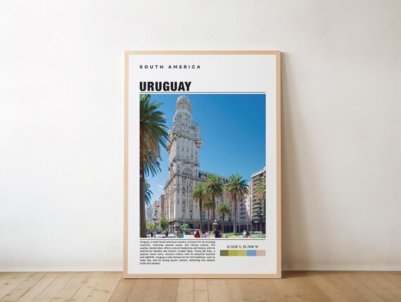 Uruguay Print Art Poster Photo Painting Montevideo Artwork
