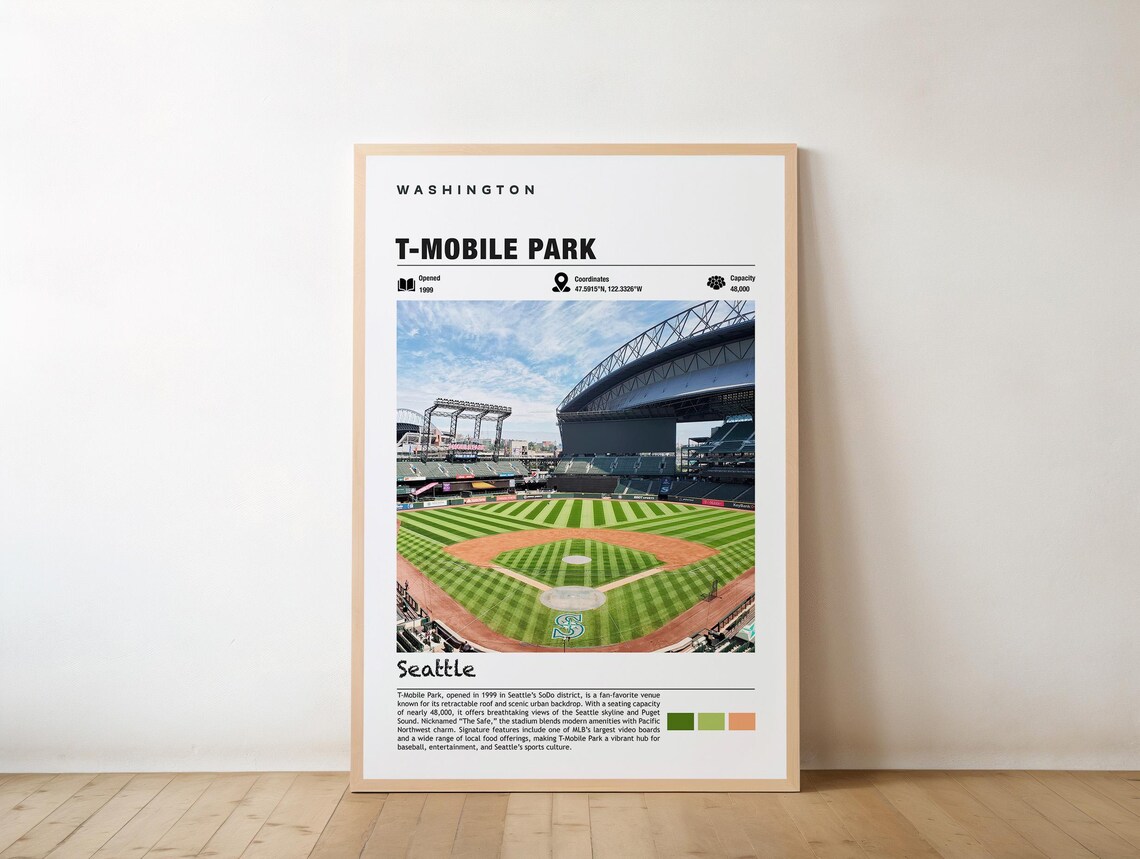 T-Mobile Park Baseball Lovers Art Print