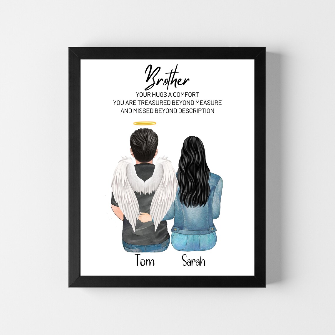 Loss Of Brother Remembrance Memorial Art Print